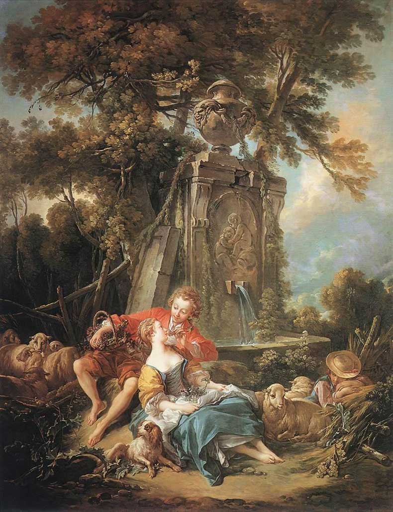 布歇《An Autumn Pastoral》（秋季牧歌）