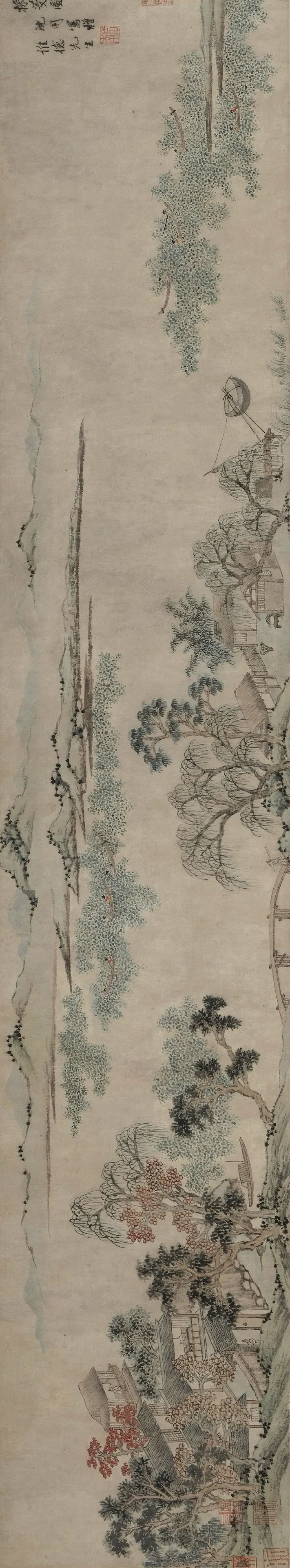 沈周《采菱图卷》局部，明，上海博物馆