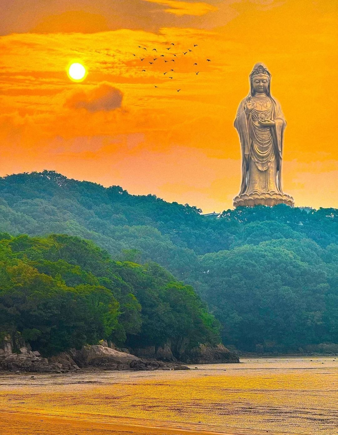 浙江普陀山楹联