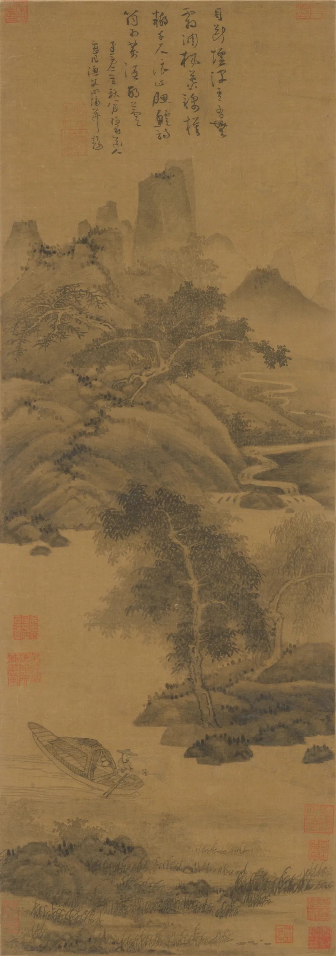 元季四大家：吴镇作品欣赏