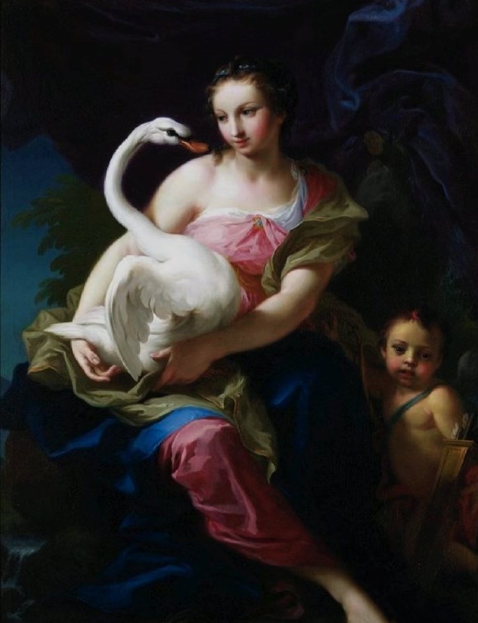 加伯蒂诺，“丽达与天鹅”