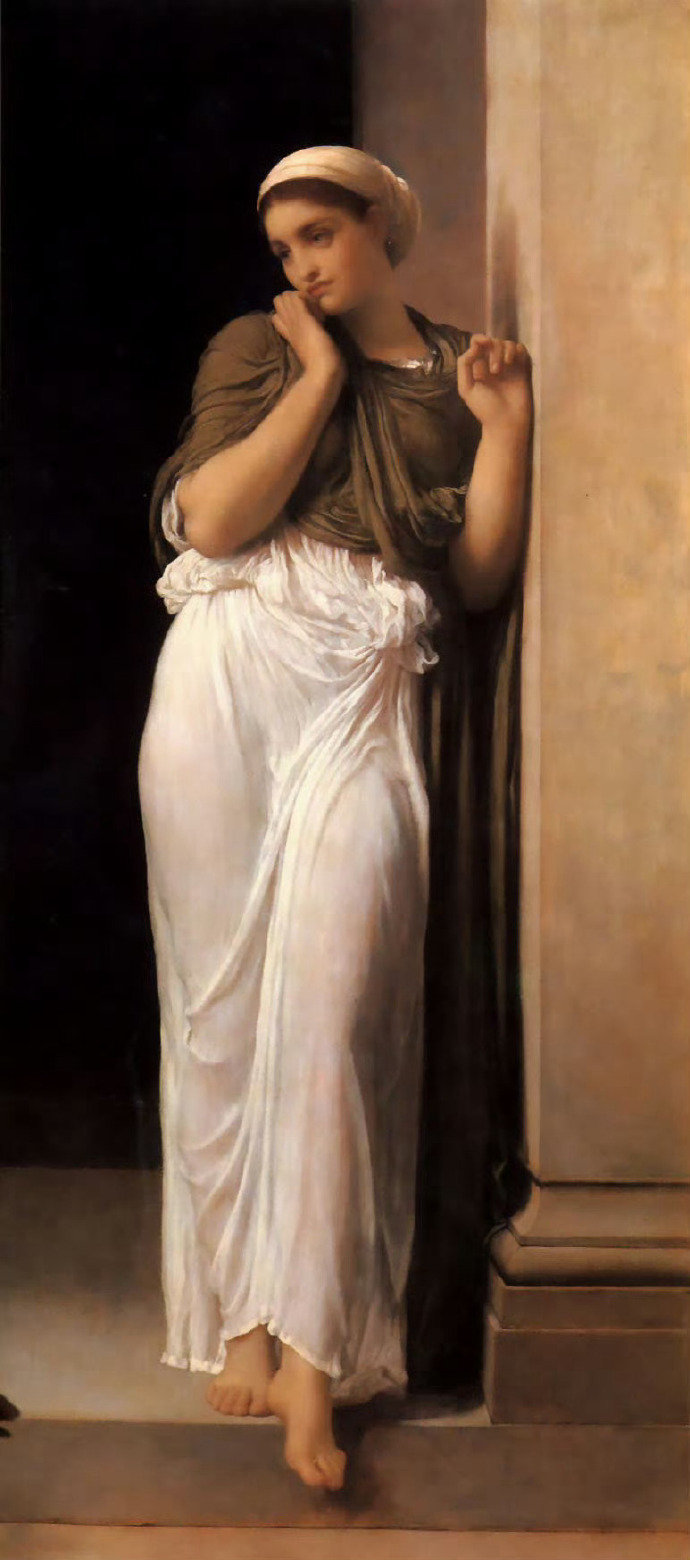 艺术家埃德蒙·布莱尔·莱顿Edmund Blair Leighton的油画作品