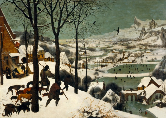 老彼得·勃鲁盖尔 Pieter Bruegel the Elder 《雪中猎人》