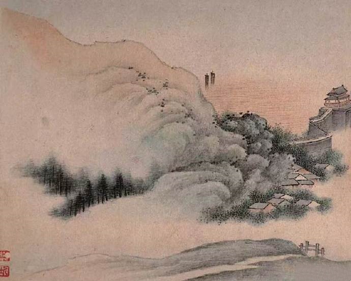 樊圻《山水》