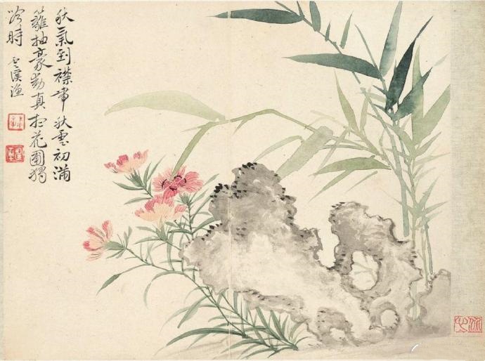  恽寿平的中式花花世界，瓯香馆写生册之八