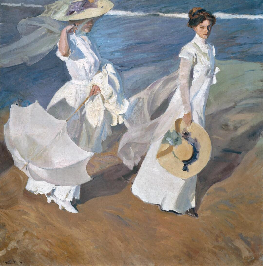 Strolling along the Seashore，Joaquín Sor