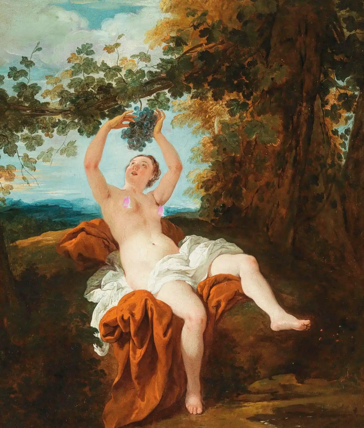 Jean Francois De Troy的《采葡萄的巴克斯信徒》