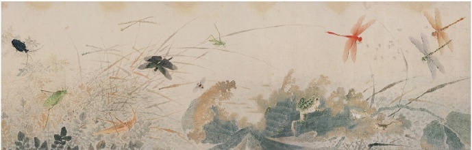 钱选《草虫图》