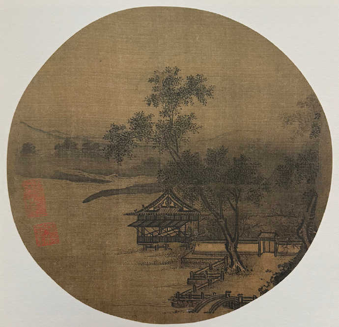  宋代《水阁泉声图》