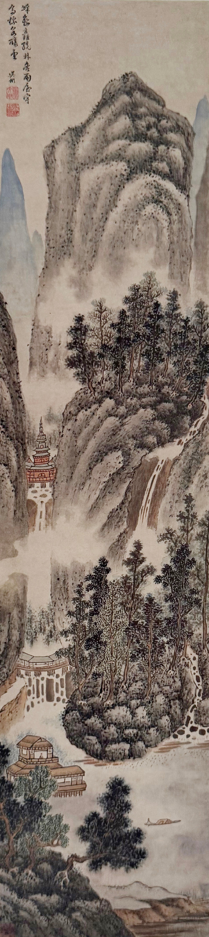 吴彬《含雨酿云图》