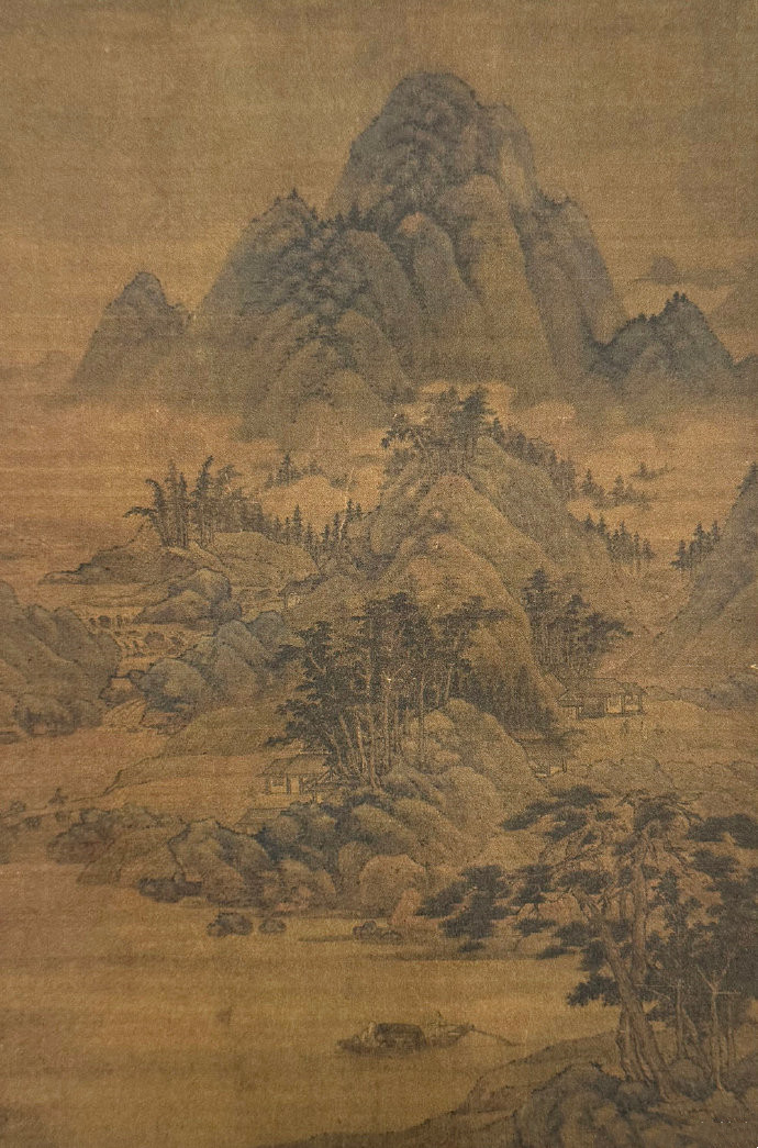 赵雍《江山放艇图》