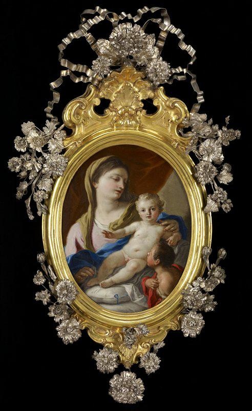 Francesco De Mura 《圣母子和幼时圣约翰》