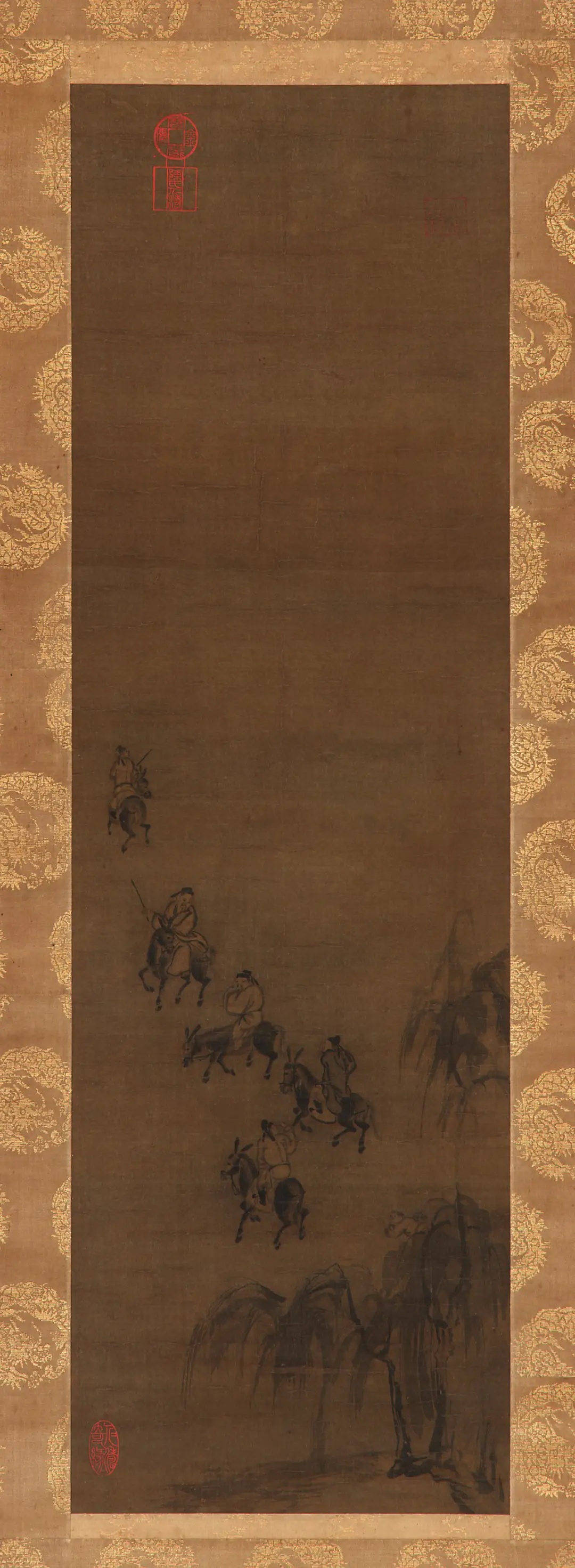 马公显 骑驴图
