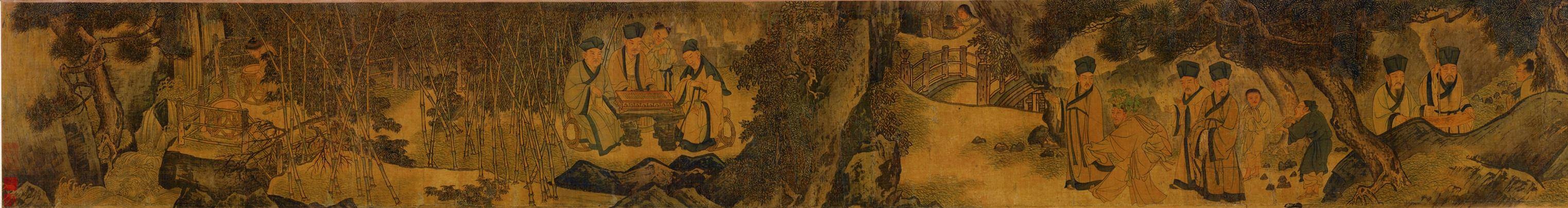 马兴祖PK刘松年与无名氏的 三幅《香山九老图》
