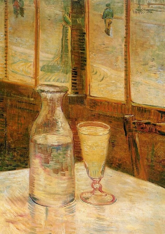<苦艾酒> 荷兰 油画 梵高作品赏析