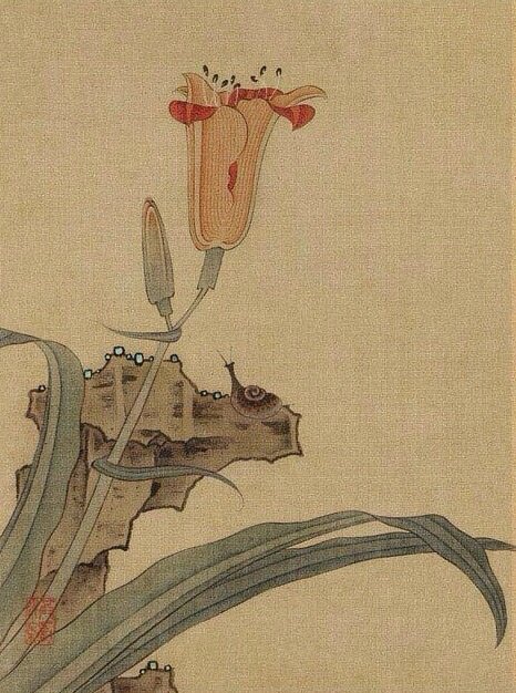 陈洪绶《花鸟草虫册》