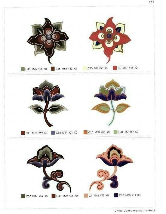 敦煌，图案与配色