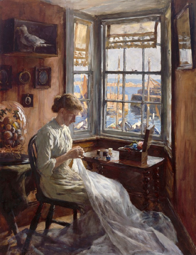 Stanhope Forbes    The Harbour Window，19