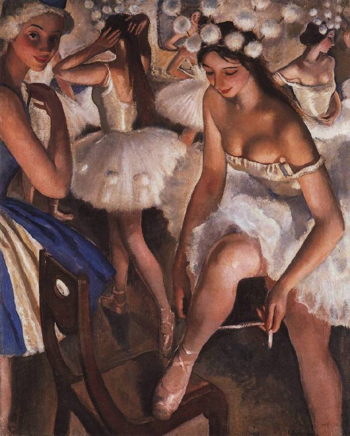 Zinaida Serebriakova 《Ballerinas In The 