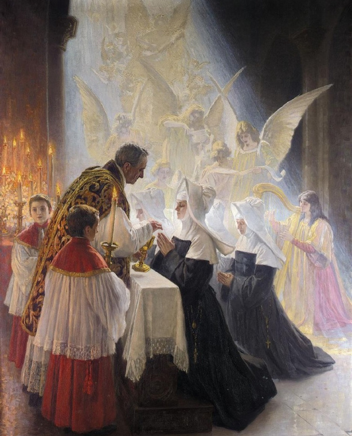 Angelo Graf von Courten 《Holy Communion》
