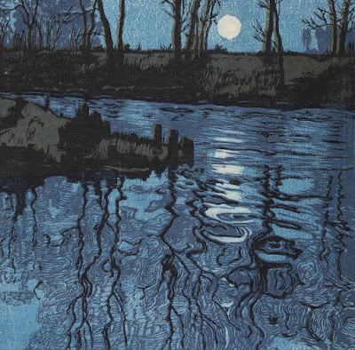 Hugo Henneberg《The Blue Pond》（蓝色池塘）