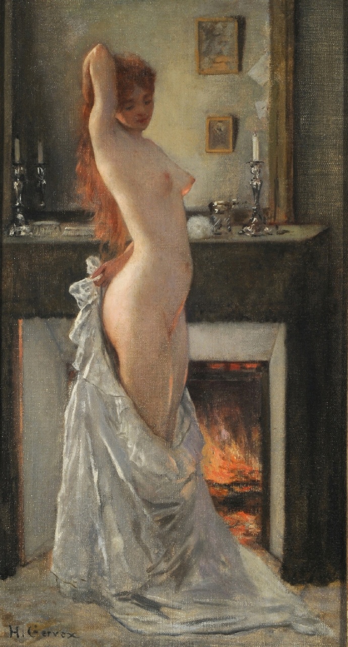 Henri Gervex《Parisina En Su Toilette》