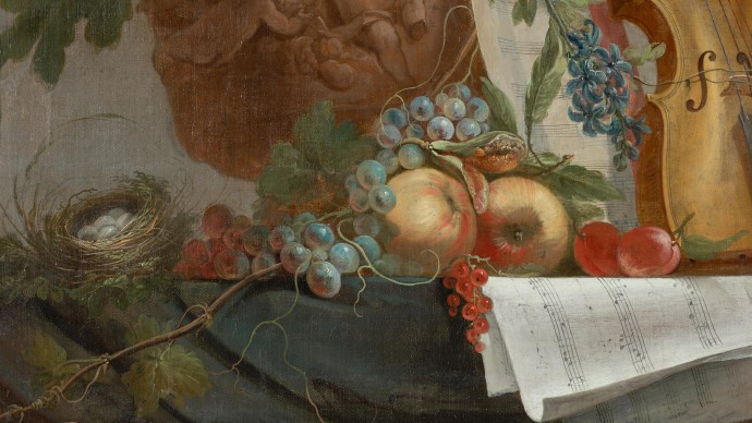Jean-Jacques Bachelier《Still life with f