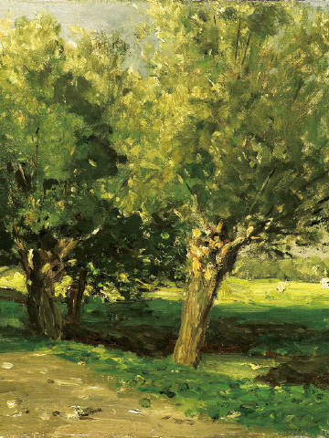 Willem Roelofs《Wilgebomen》