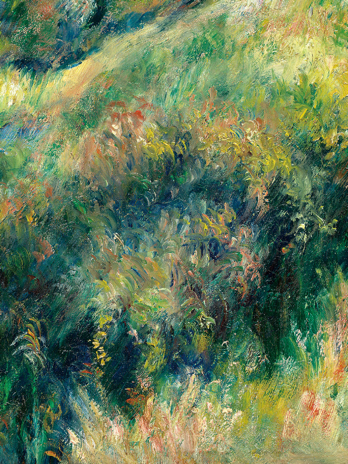 雷诺阿 《Hills Around The Bay Of Moulin Huet
