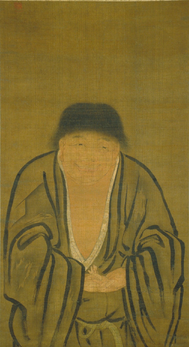 元代 寒山像  美国印第安纳波利斯艺术博物馆