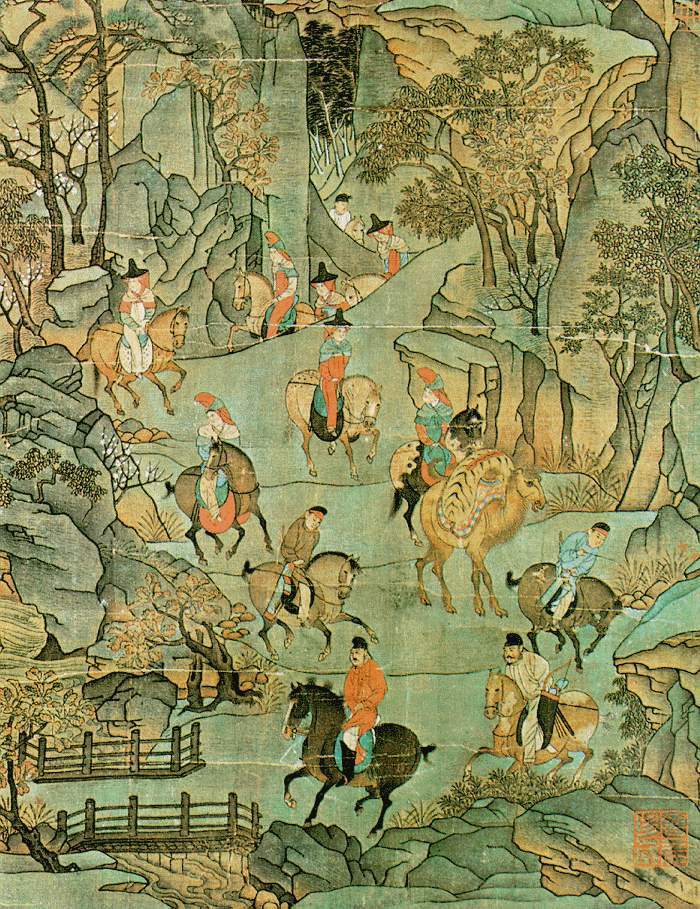 两幅中国古代画