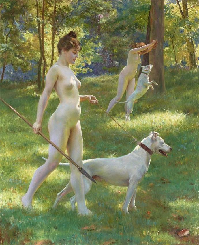 《狩猎的宁芙》（Nymphs Hunting）