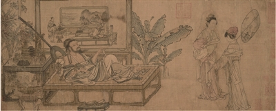 元代刘贯道《消夏图》的艺术特色
