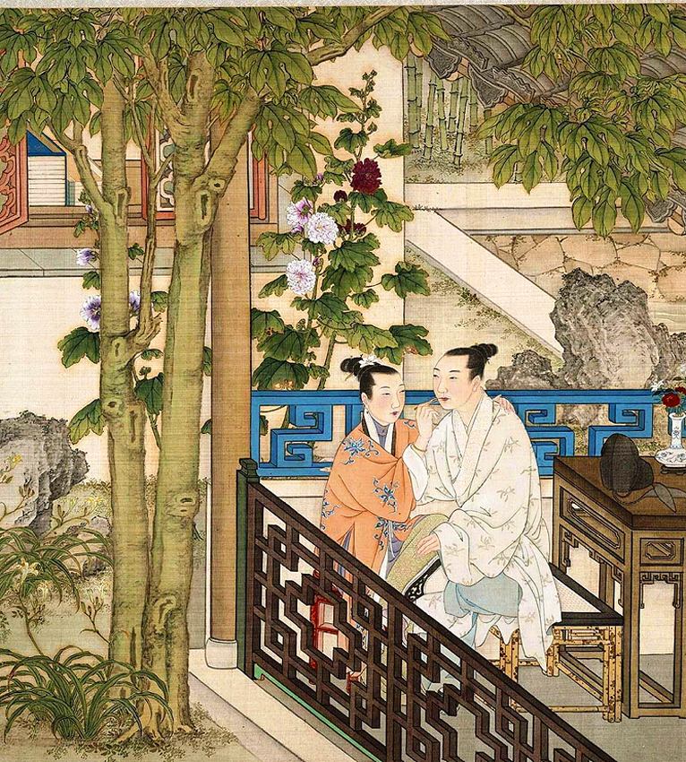 “乾隆燕寝怡情”图册中的古代家具之二