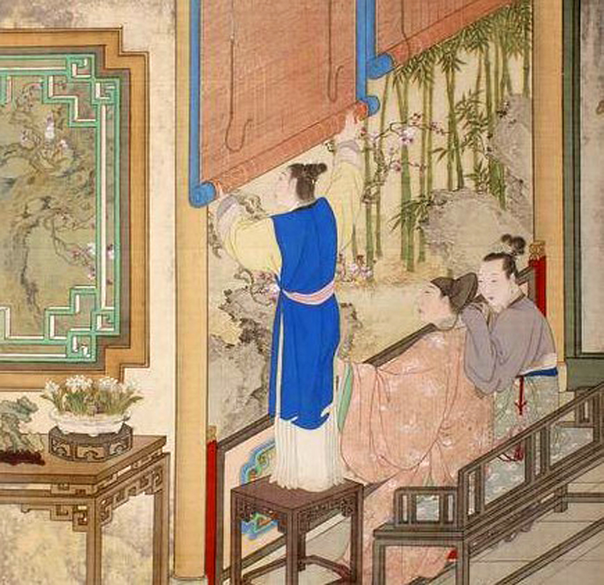 “乾隆燕寝怡情”图册中的古代家具之三