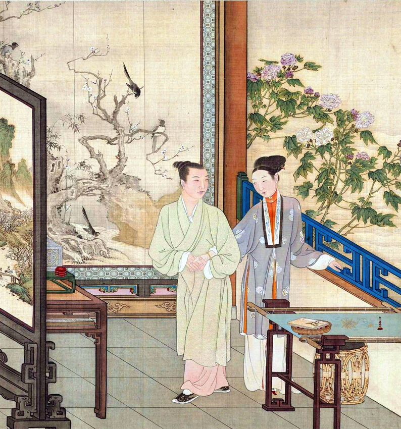 “乾隆燕寝怡情”图册中的古代家具之五