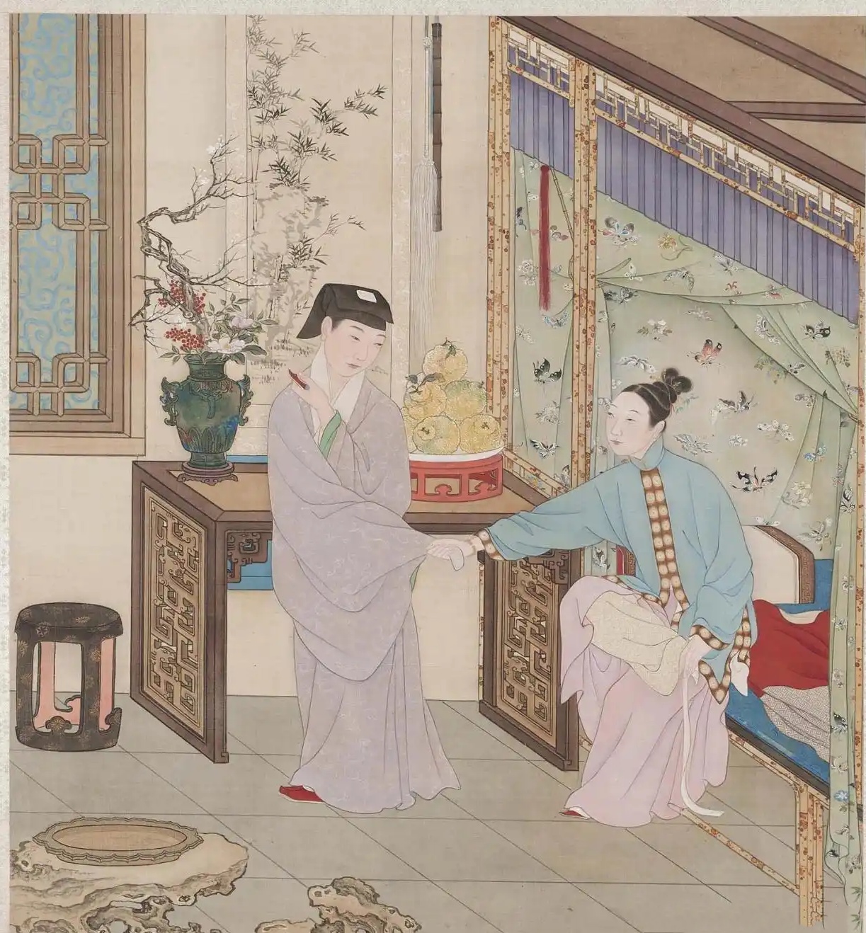 “乾隆燕寝怡情”图册中的古代家具之四