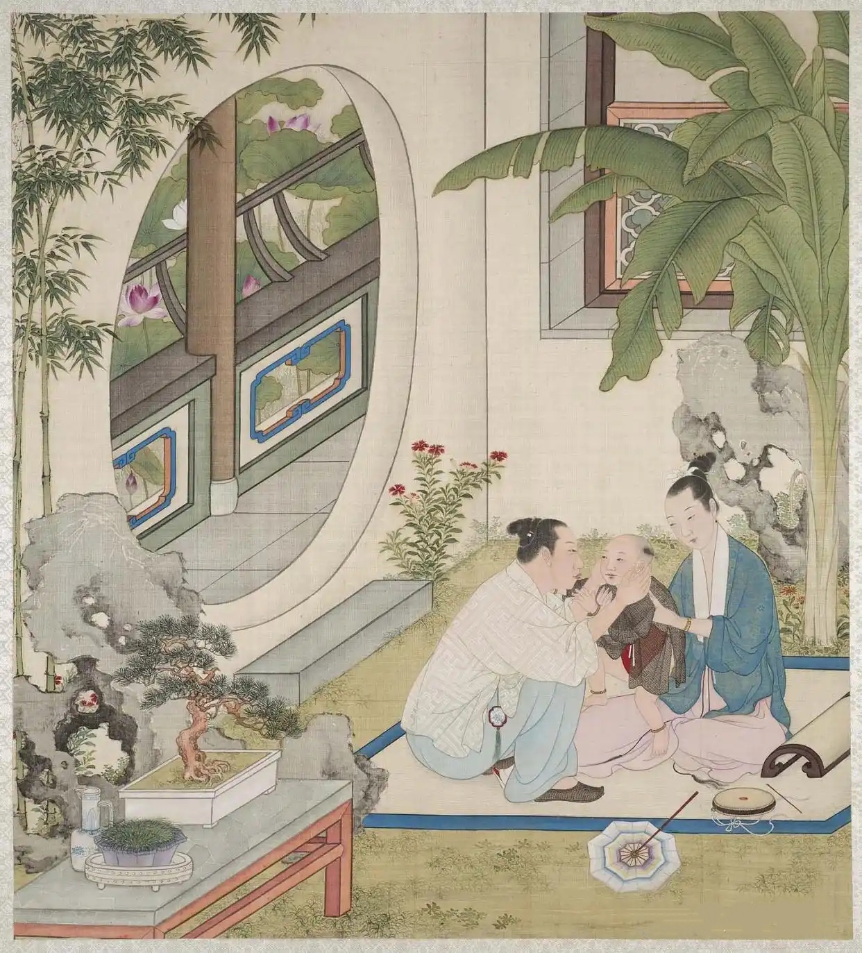“乾隆燕寝怡情”图册中的古代家具之十二