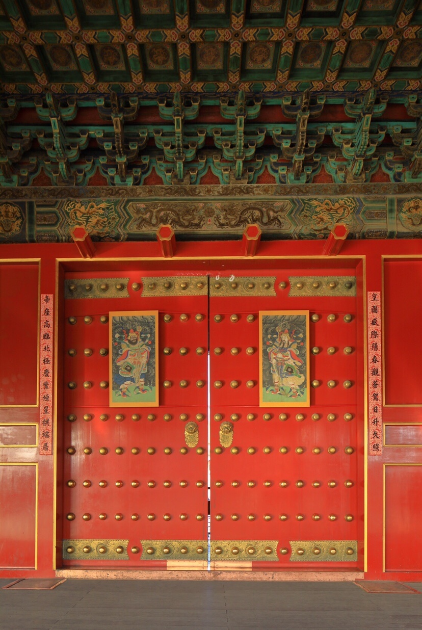挂门神