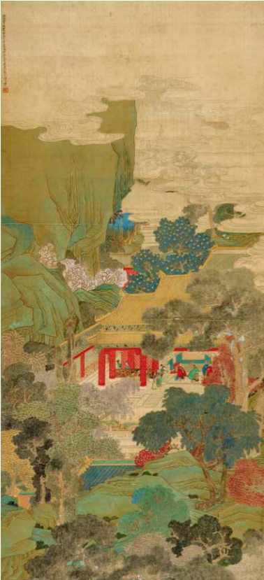 孙茜讲中国美术馆藏品任伯年《人物故事图（金碧山水）》